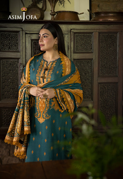 AJUW-66 PRINTED VISCOSE 3 Pcs