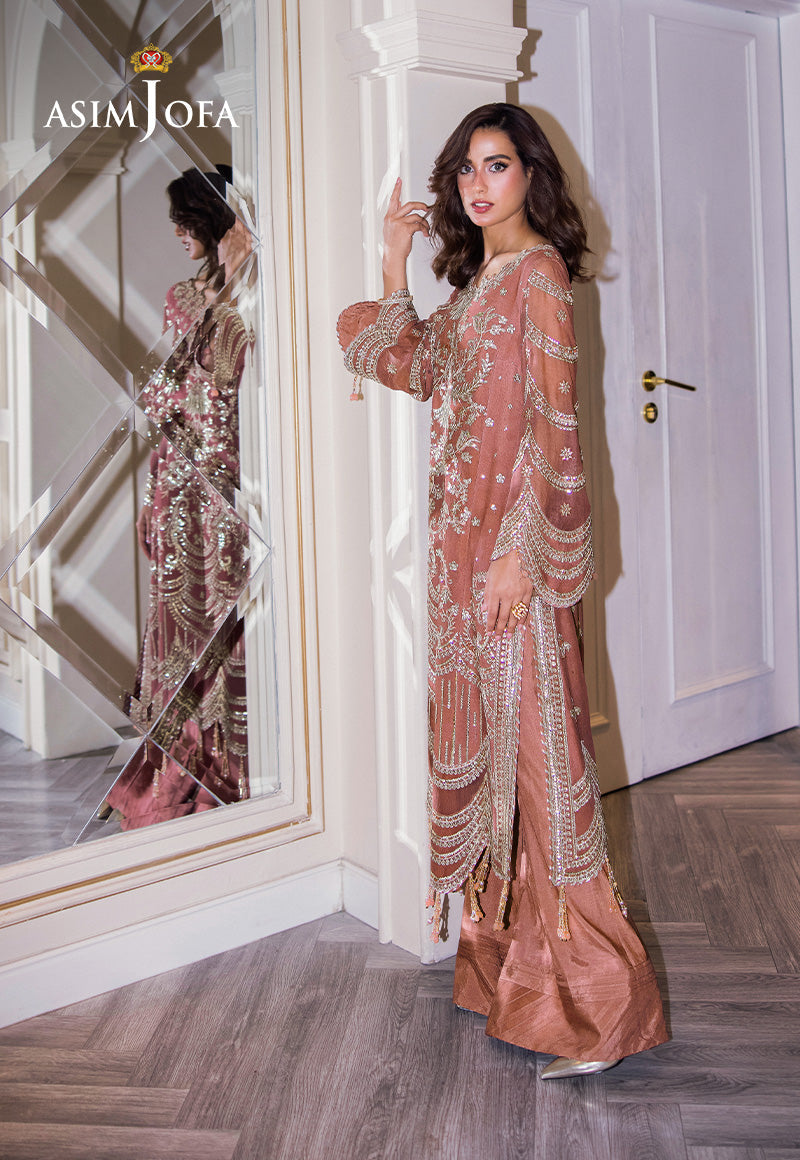 AJFF-08 EMBROIDERED CHIFFON 3 PCS