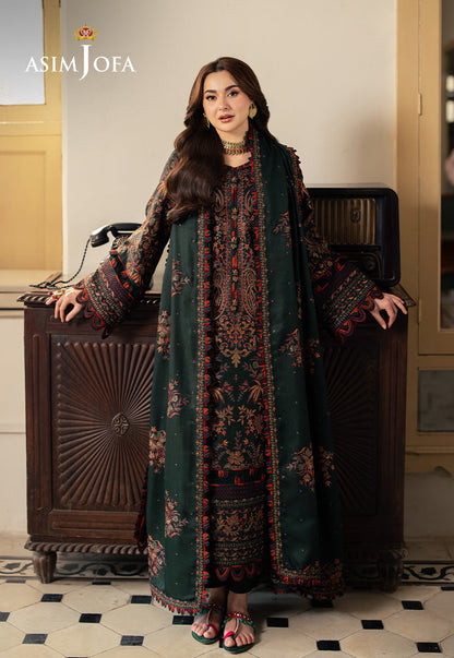 AJKI-01 EMBROIDERED TWILL 3 PC