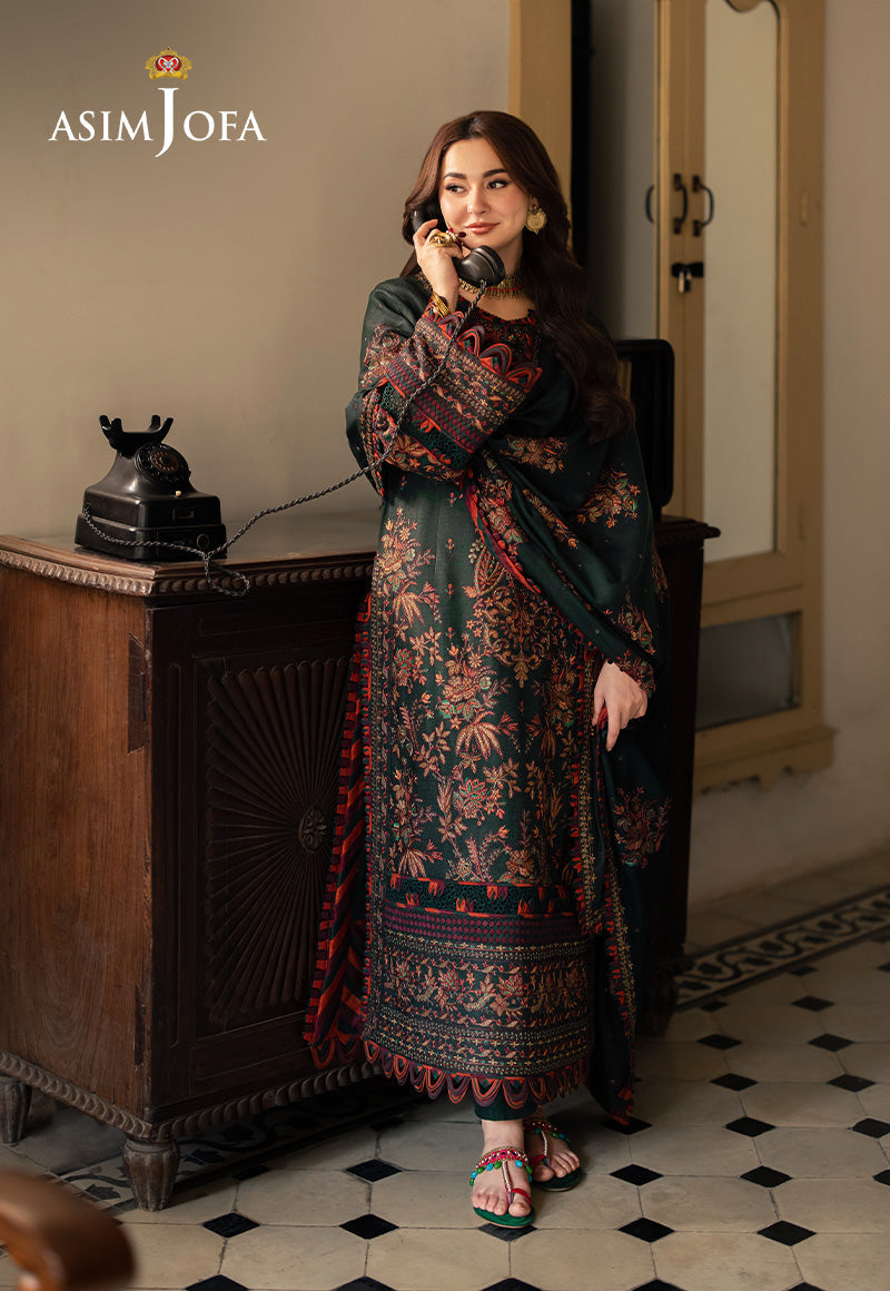 AJKI-01 EMBROIDERED TWILL 3 PC