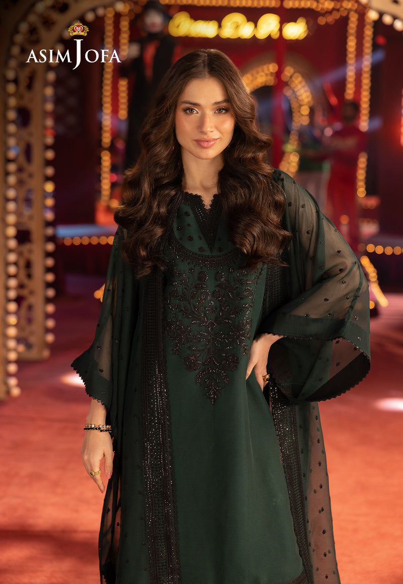 AJLLF-06 Embroidered Chiffon 2 Pcs