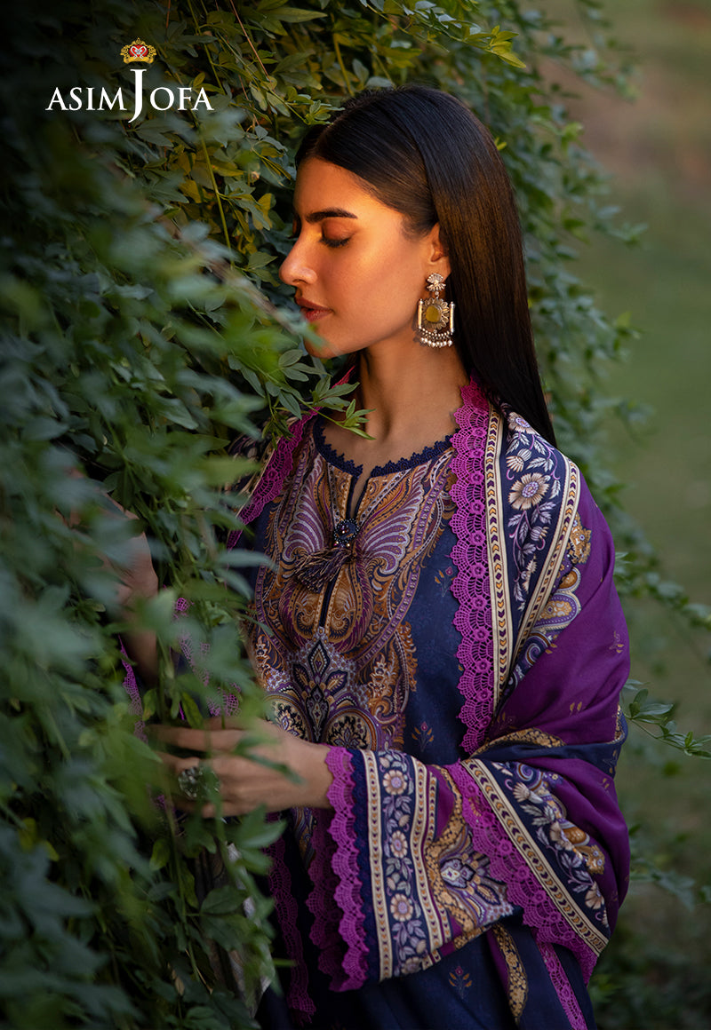 AJUW-67 PRINTED VISCOSE 3 Pcs