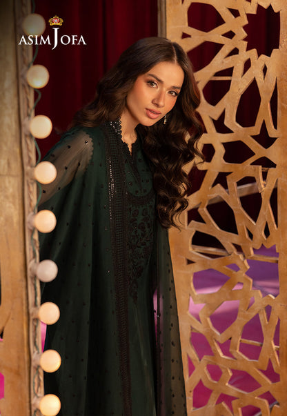 AJLLF-06 Embroidered Chiffon 2 Pcs