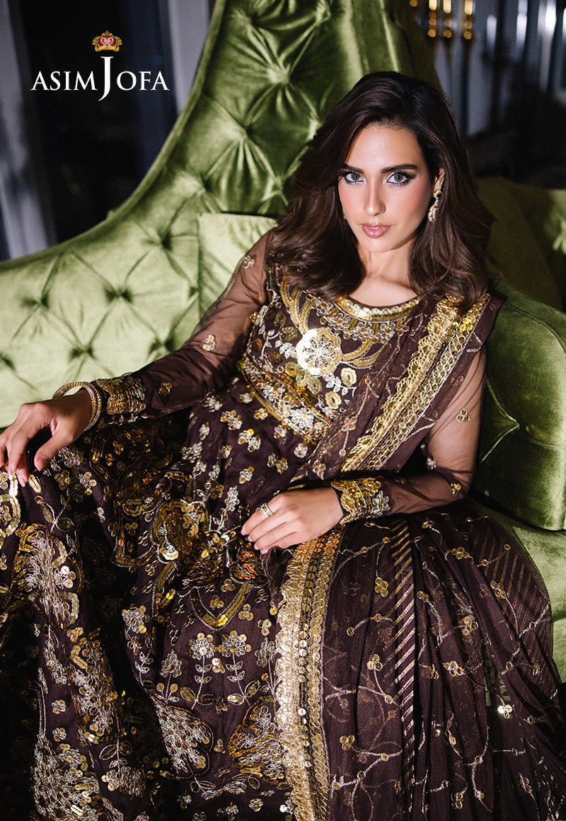 AJFF-07 EMBROIDERED NET 3 PCS