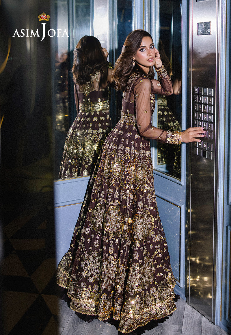 AJFF-07 EMBROIDERED NET 3 PCS