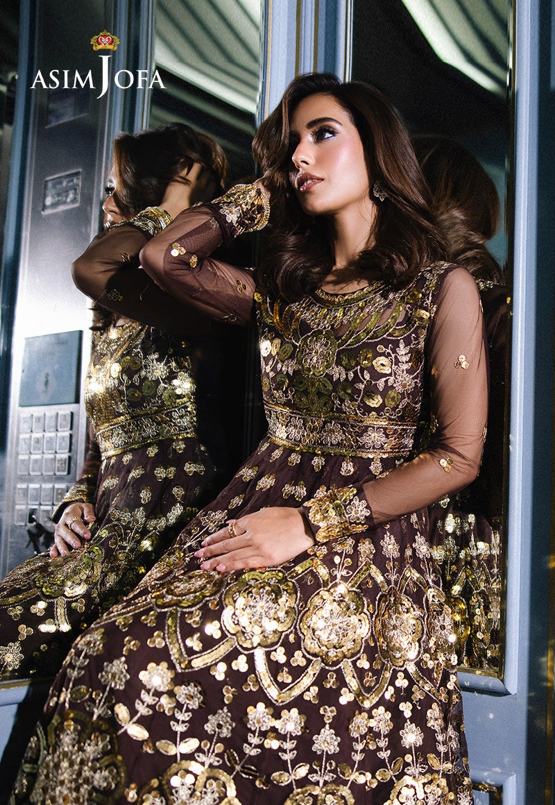 AJFF-07 EMBROIDERED NET 3 PCS