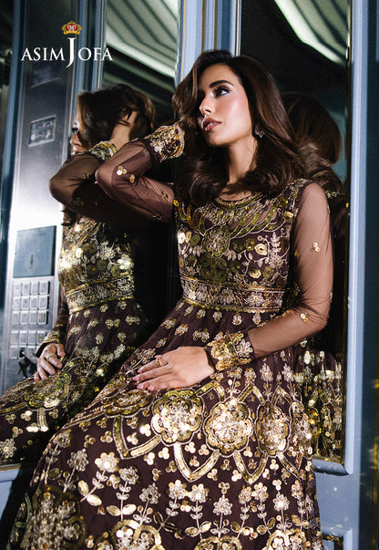 AJFF-07 EMBROIDERED NET 3 PCS