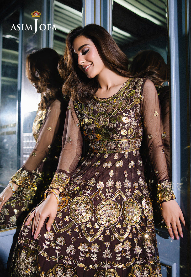 AJFF-07 EMBROIDERED NET 3 PCS