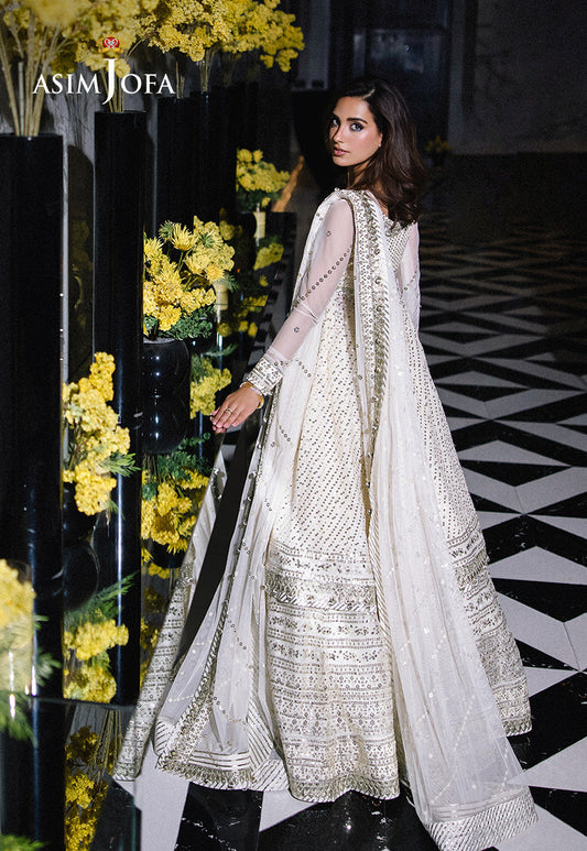 AJFF-09 EMBROIDERED NET 3 PCS