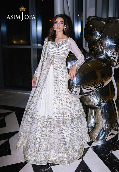 AJFF-09 EMBROIDERED NET 3 PCS