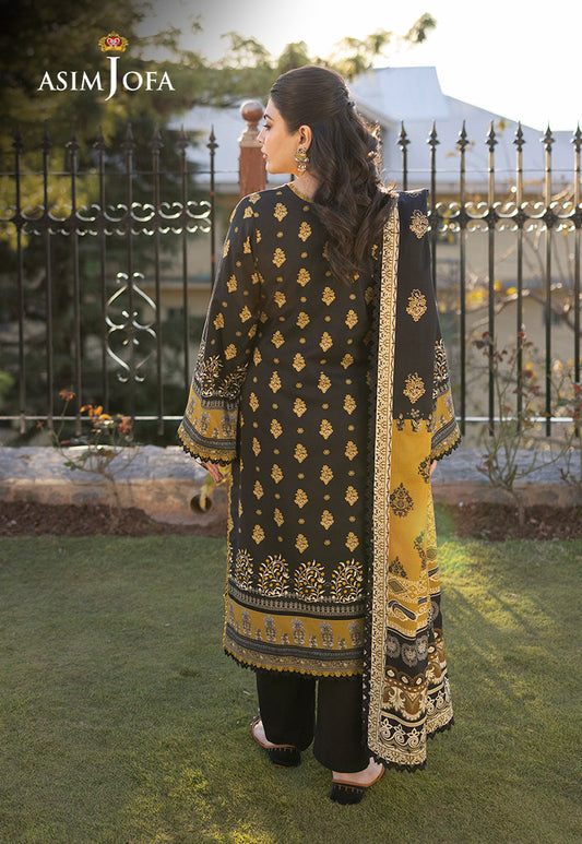 AJUW-69 PRINTED VISCOSE 3 Pcs