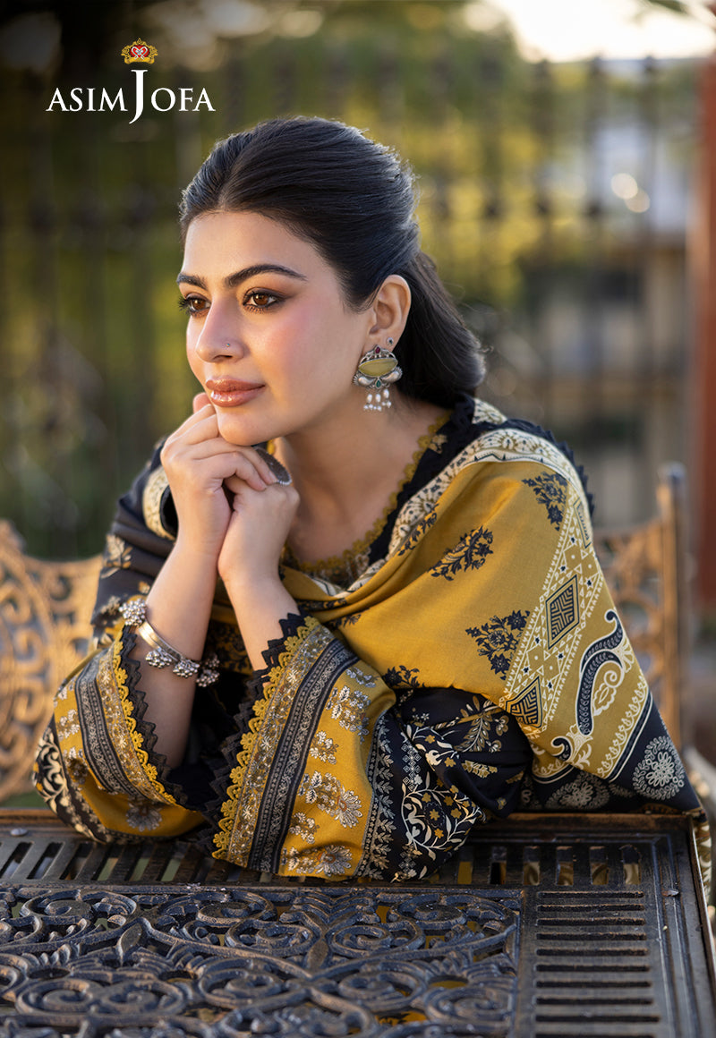 AJUW-69 PRINTED VISCOSE 3 Pcs