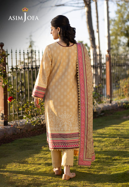 AJUW-36 PRINTED KHADDAR 3 Pcs