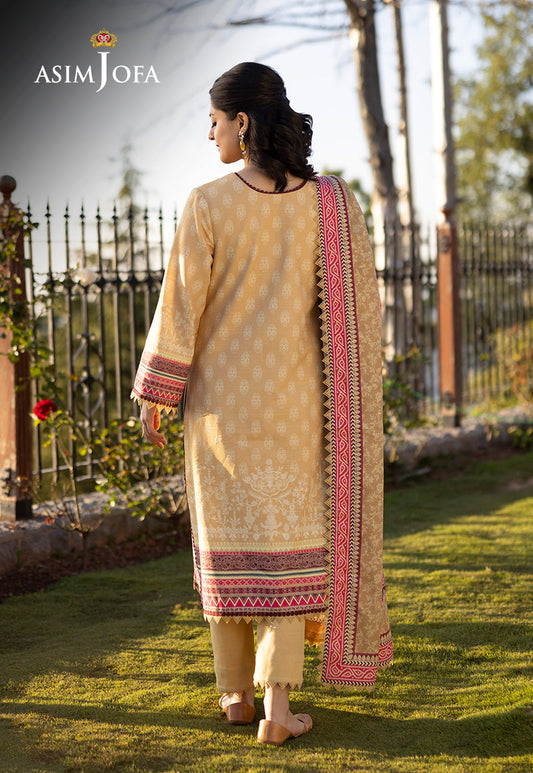 AJUW-36 PRINTED KHADDAR 3 Pcs