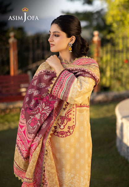 AJUW-36 PRINTED KHADDAR 3 Pcs