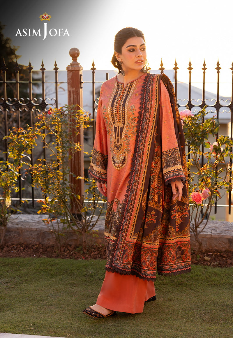 AJUW-65 PRINTED VISCOSE 3 Pcs