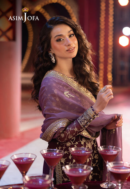 AJLLF-11 Embroidered Chiffon 3 Pcs