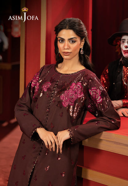 AJLLF-10 Embroidered Silk 2 Pcs