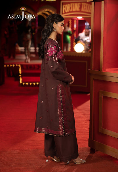 AJLLF-10 Embroidered Silk 2 Pcs