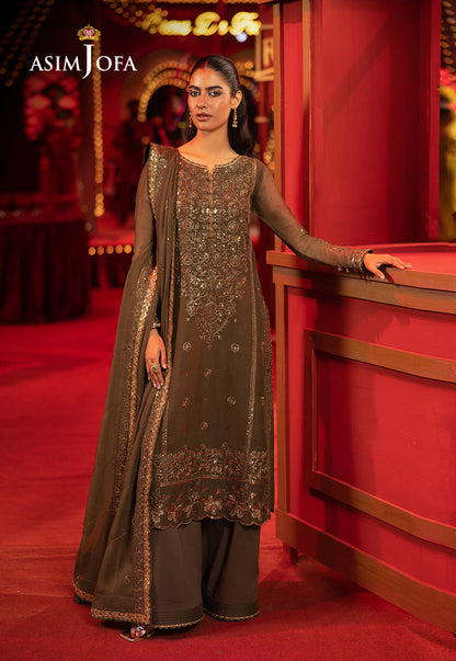 AJLLF-07 Embroidered Chiffon 3 Pcs