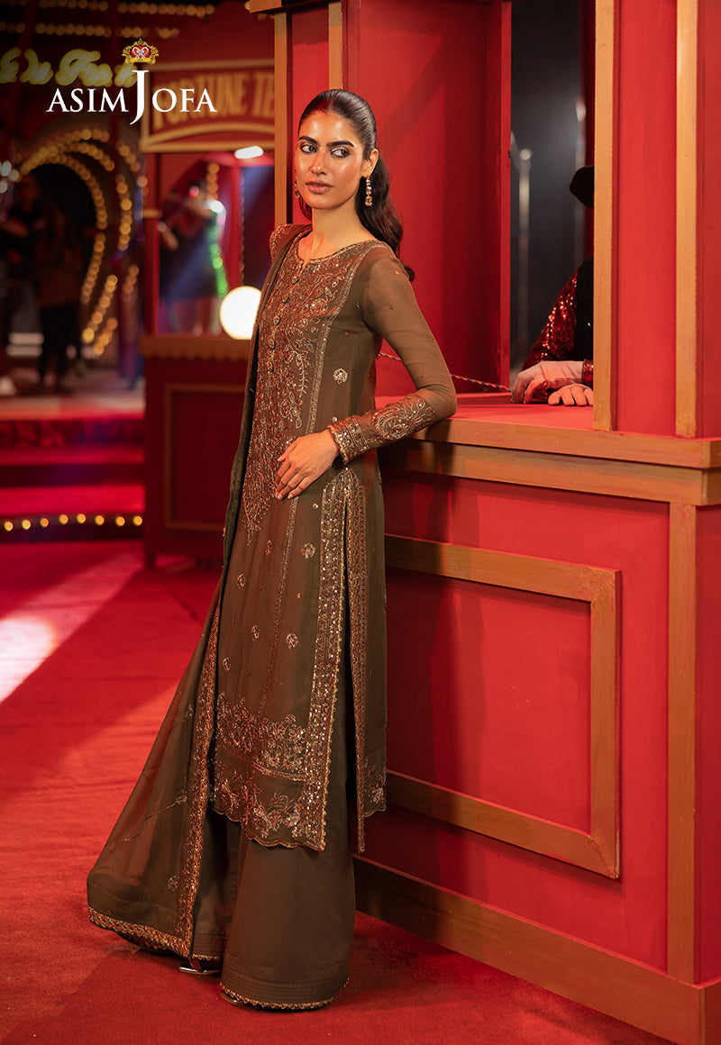 AJLLF-07 Embroidered Chiffon 3 Pcs