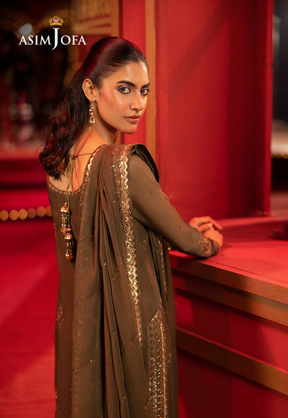 AJLLF-07 Embroidered Chiffon 3 Pcs