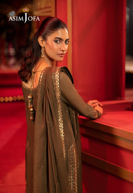 AJLLF-07 Embroidered Chiffon 3 Pcs