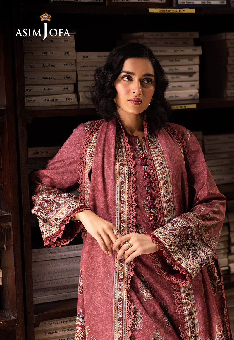 AJUBJ-43 PRINTED LAWN 3 PC