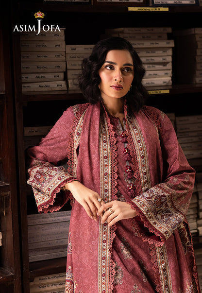 AJUBJ-43 PRINTED LAWN 3 PC