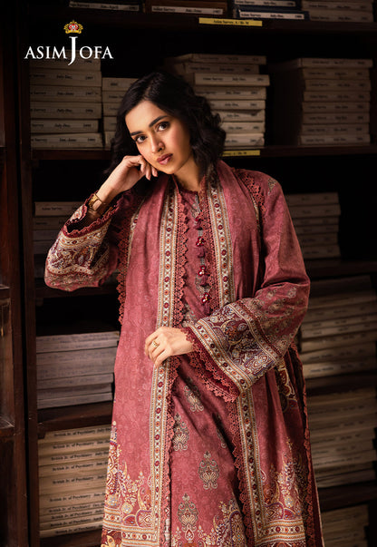 AJUBJ-43 PRINTED LAWN 3 PC