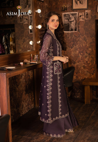 AJLLF-05 Embroidered Chiffon 3 Pcs