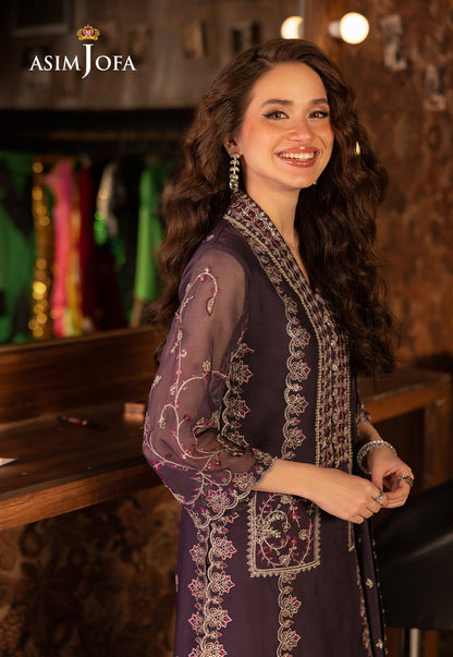 AJLLF-05 Embroidered Chiffon 3 Pcs