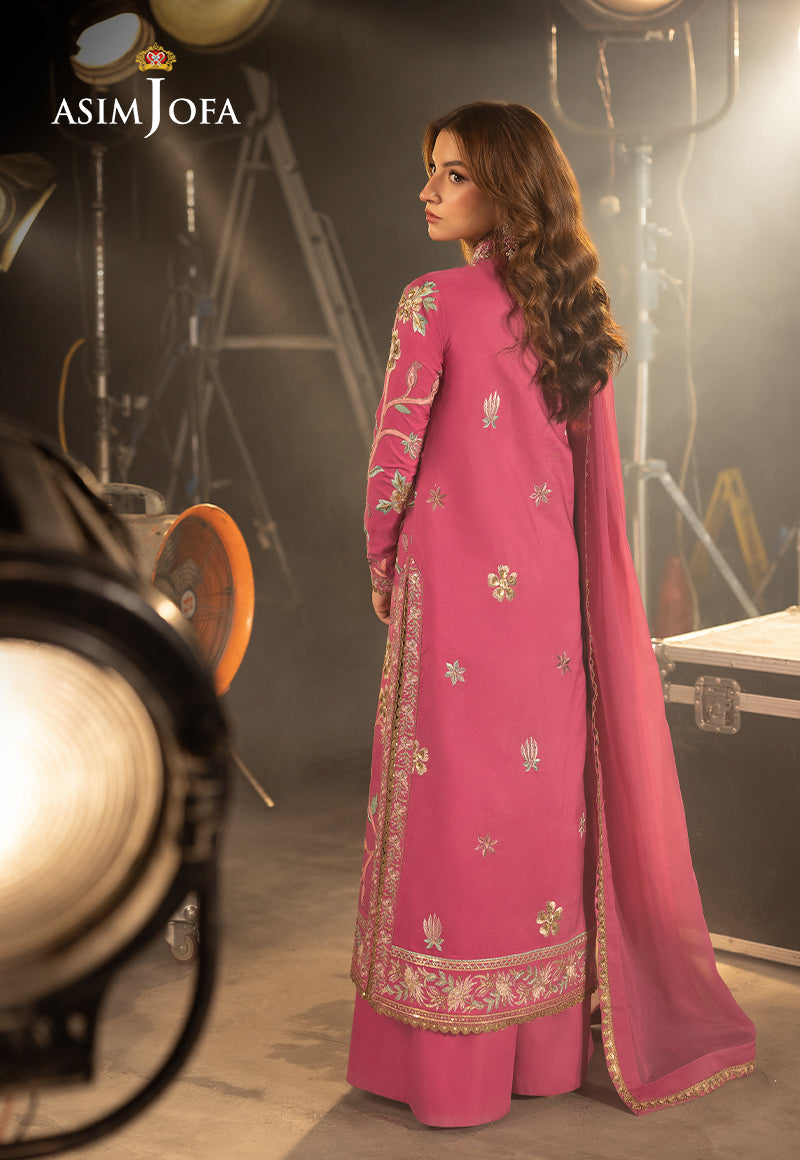 AJLLF-15 Embroidered Silk 3 Pcs