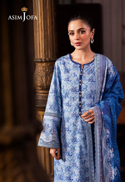 AJUBJ-39 Printed Lawn 3 Pcs