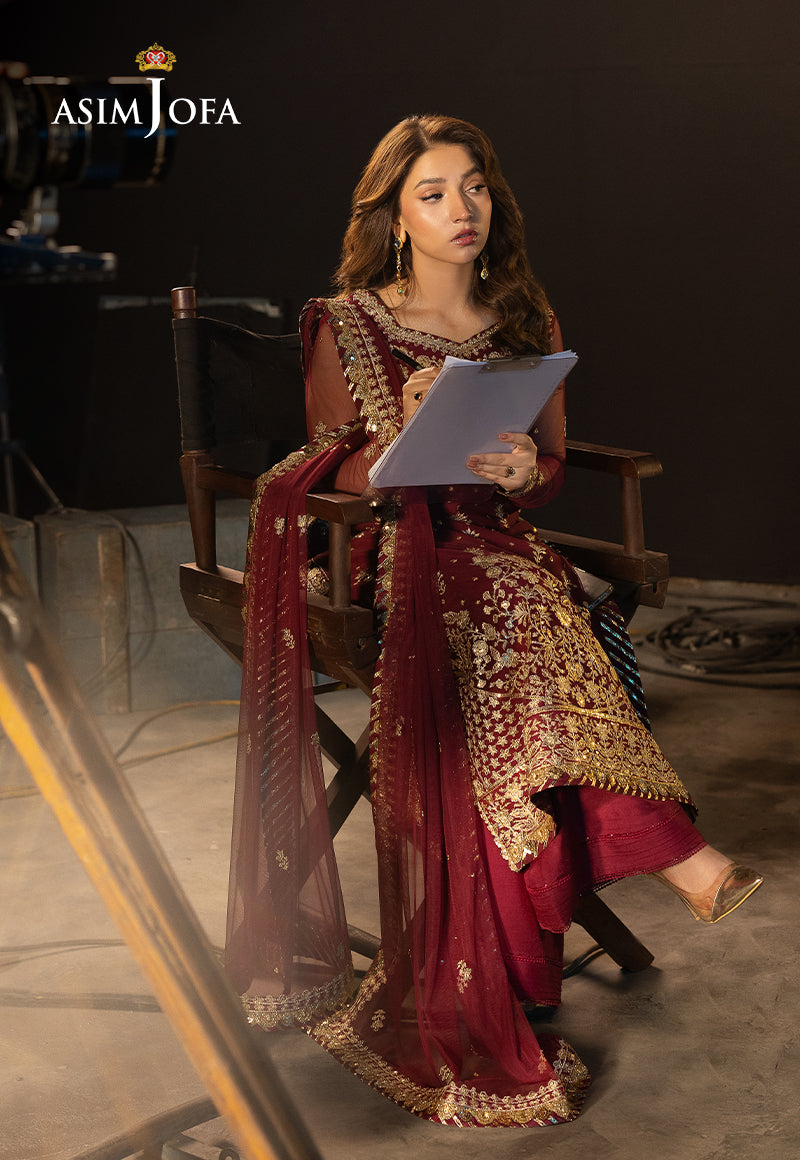 AJLLF-01 Embroidered Net 3 Pcs