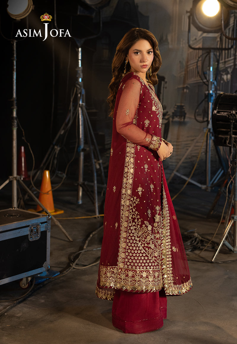 AJLLF-01 Embroidered Net 3 Pcs