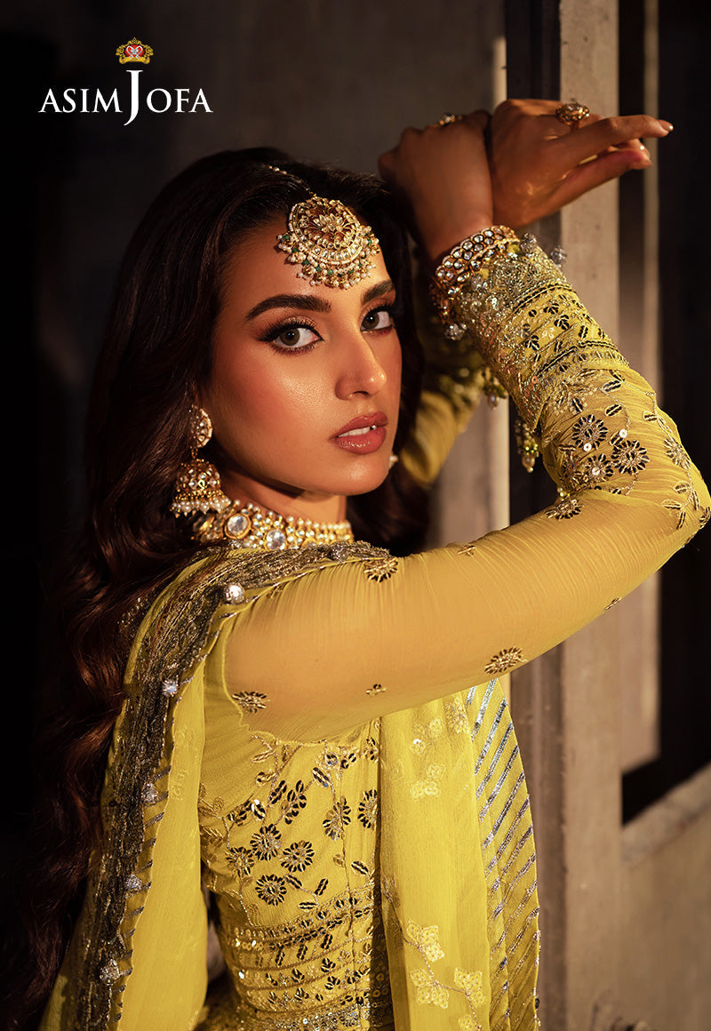 AJKB-12 EMBROIDERED CHIFFON 3 PCS