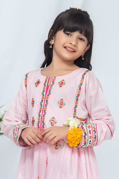 2PCS Jacquard Suit Shirt & Cotton Trouser SKU: EMB-041