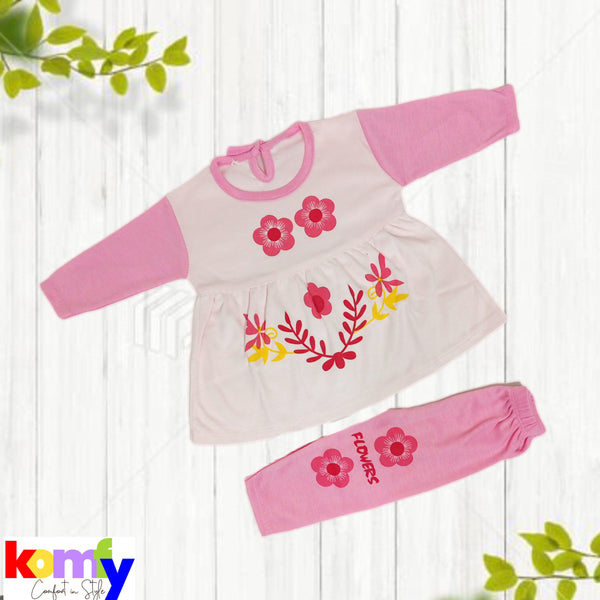 Baby printed/Embroided dress. Age 06 to 12 months.