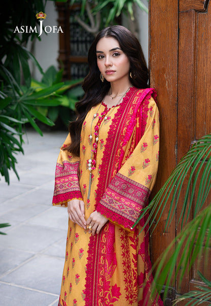 AJUUB-36 PRINTED LAWN 3 PC