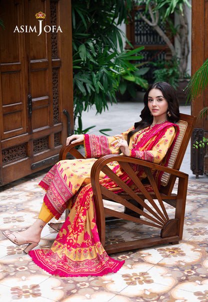AJUUB-36 PRINTED LAWN 3 PC