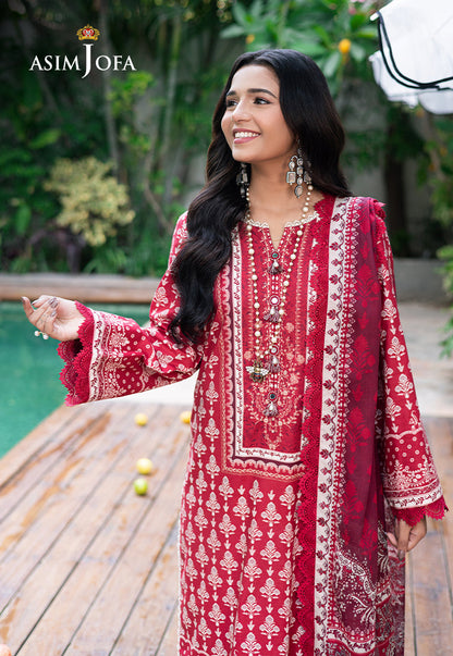 AJUUB-32 PRINTED LAWN 3 PC