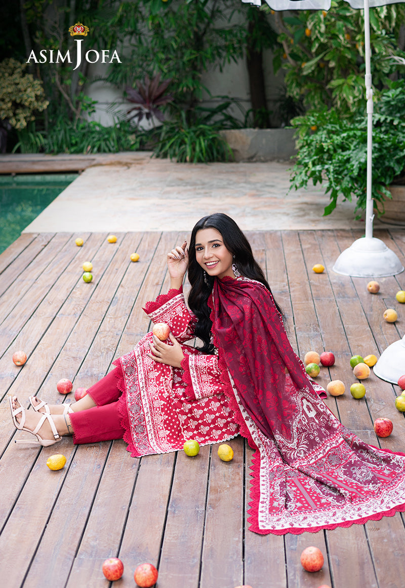 AJUUB-32 PRINTED LAWN 3 PC