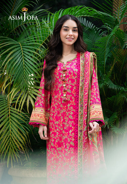 AJUUB-24 PRINTED LAWN 3 PC