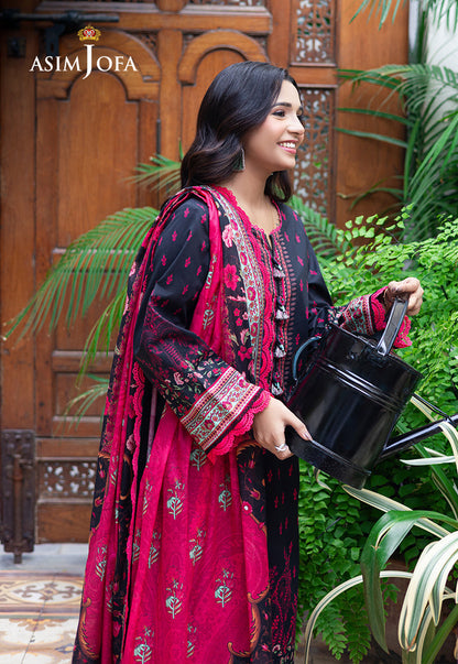 AJUUB-21 PRINTED LAWN 3 PC