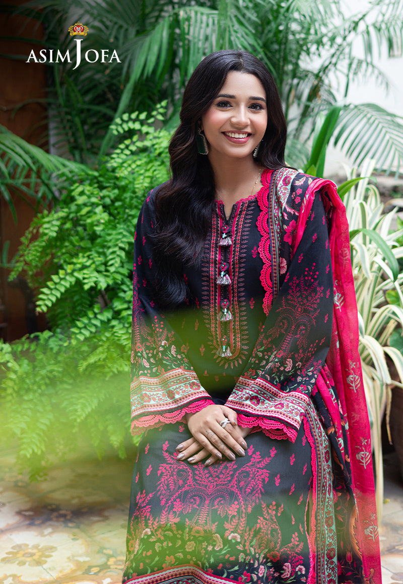 AJUUB-21 PRINTED LAWN 3 PC