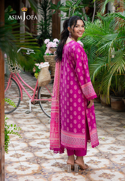 AJUUB-33 PRINTED LAWN 3 PC