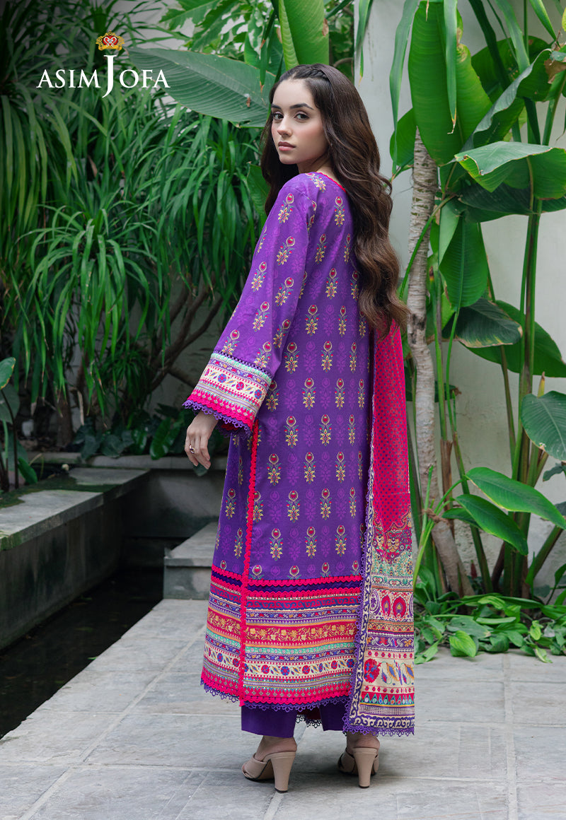 AJUUB-34 PRINTED LAWN 3 PC