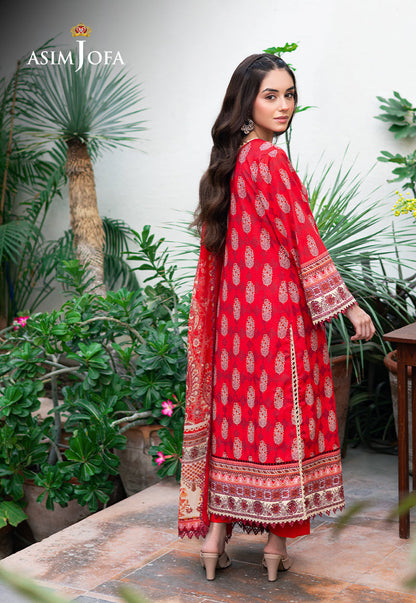 AJUUB-35 PRINTED LAWN 3 PC