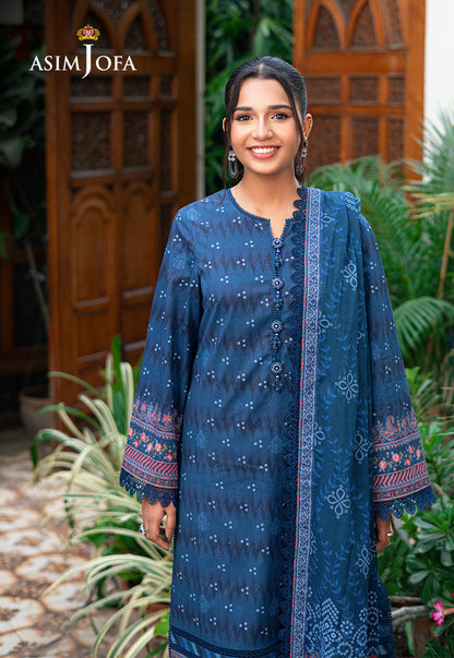 AJUUB-37 PRINTED LAWN 3 PC